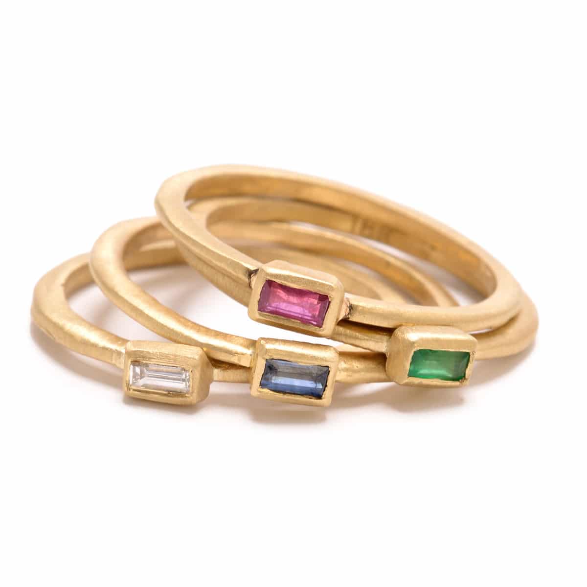 gold and gemstone bracelets by Page Sargisson an Angela Leslie represented designer