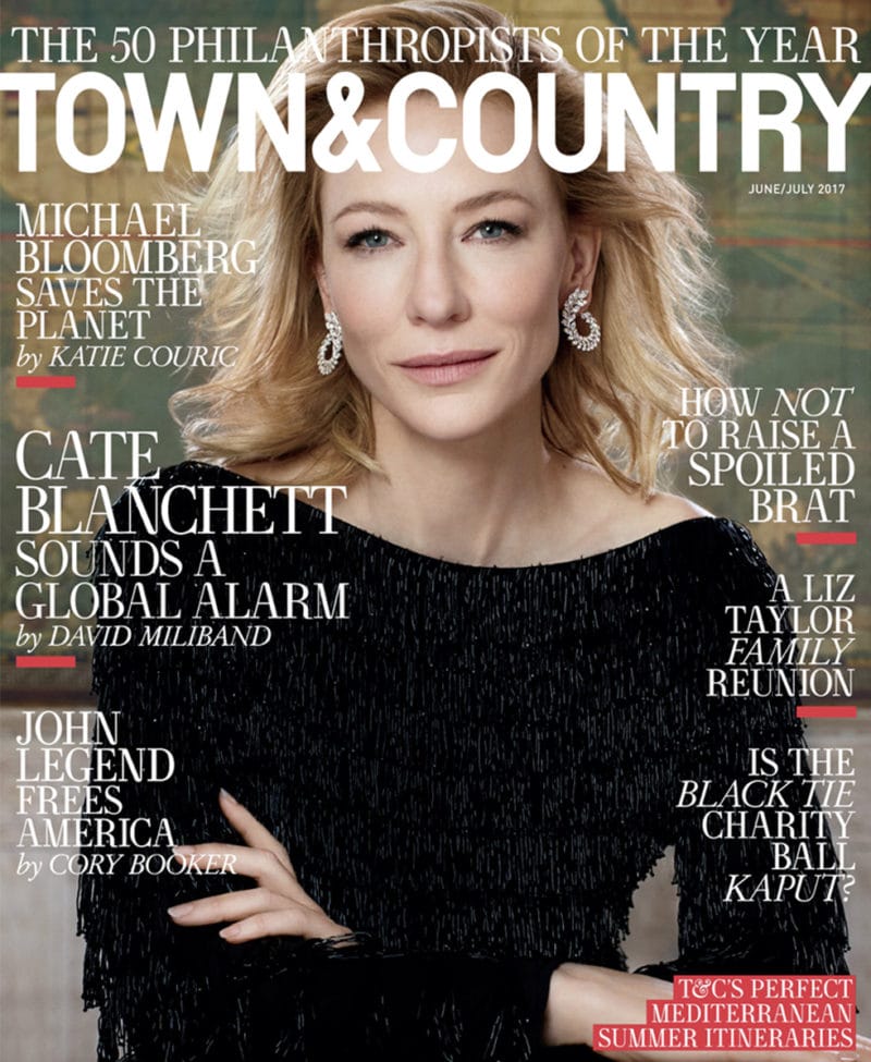Margery Hirschey in Town and Country - Angela Leslie